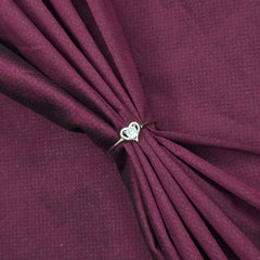 Open heart 925 Sterling silver ring.