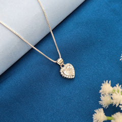 925 Sterling Silver Halo Heart Elegance Set