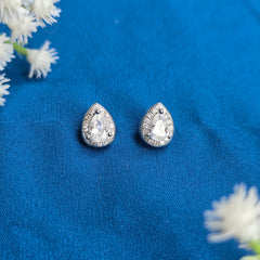 925 Sterling Silver Halo Sparkle Jewellery Set