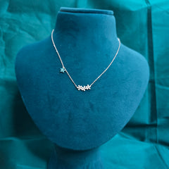 925 Sterling Silver Mini Daisy cute Necklace