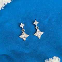 925 Sterling Silver Starlight Shine CZ Pendant Set