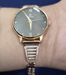 925 Sterling Silver Black Dial Women’s Premium Watch