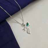 925 Sterling Silver Krishna Flute Chain Pendant