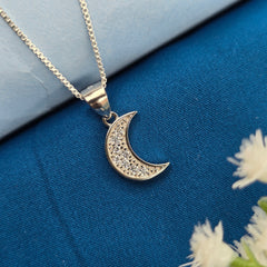 925 Silver Sparkling Moonlit Charm Set