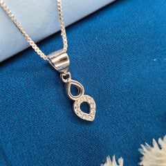 925 Sterling Silver Elegant Mini Drop Sparkle Set
