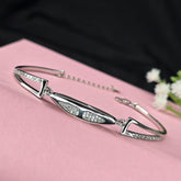 925 Sterling Silver Adjustable Sparkling Bracelet