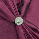 Classic Round Halo 925 Sterling Silver Ring