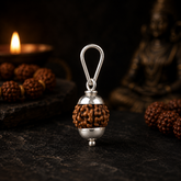 Pure Silver Rudraksha Pendant