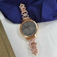 925 Sterling Silver Gray Dial Women’s Premium Watch