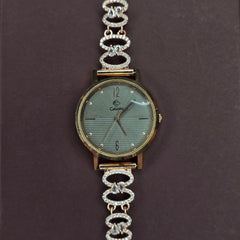 925 Sterling Silver Gray Dial Women’s Premium Watch