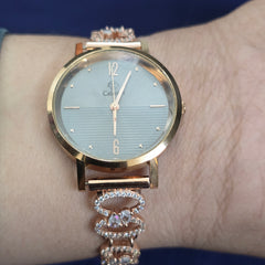 925 Sterling Silver Gray Dial Women’s Premium Watch