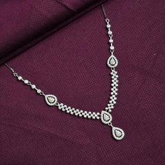 925 Sterling Silver Teardrop Sparkle Jewellery Set