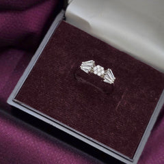 925 Sterling Silver Emerald-Cut Jewellery set