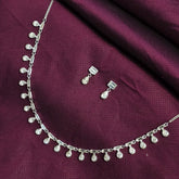 925 Sterling Silver Stone Charm Jewellery set