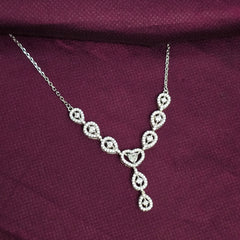 925 Sterling Silver Heart Charm Jewellery Set