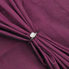 Minimal Heart Sparkle 925 Sterling Silver Ring