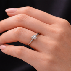 Bloom Solitaire 925 Sterling Silver Ring
