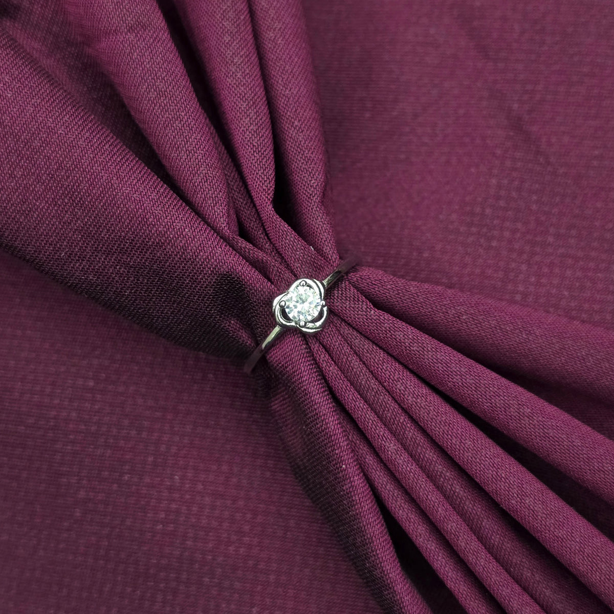 Bloom Solitaire 925 Sterling Silver Ring