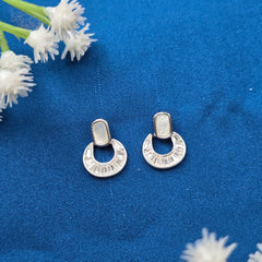 925 Sterling Silver Half-Moon Arc Pendant Set