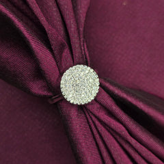 Round Sparkle 925 Sterling Silver Ring