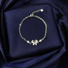 925 Sterling Silver Butterfly Elegance Bracelet