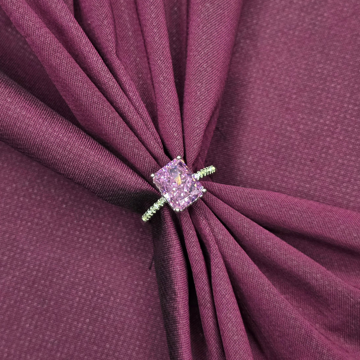 Pink Glow 925 Sterling Silver Ring