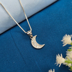 925 Silver Sparkling Moonlit Charm Set