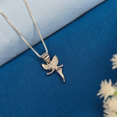 925 Sterling Silver Elegant Winged Fairy Jewellery Set