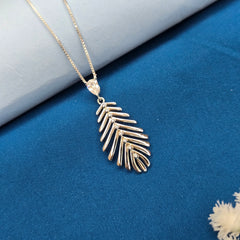925 Sterling Silver Classic Feather Flow Jewellery Set