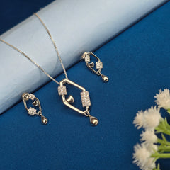 925 Sterling Silver Urban Love Sparkle Set