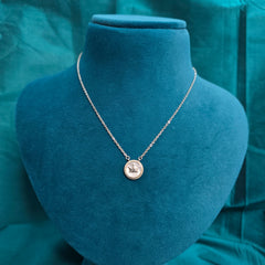925 Silver Royal Crown Pendant Necklace