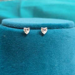 925 Silver Cute Heart Pendant Necklace Set