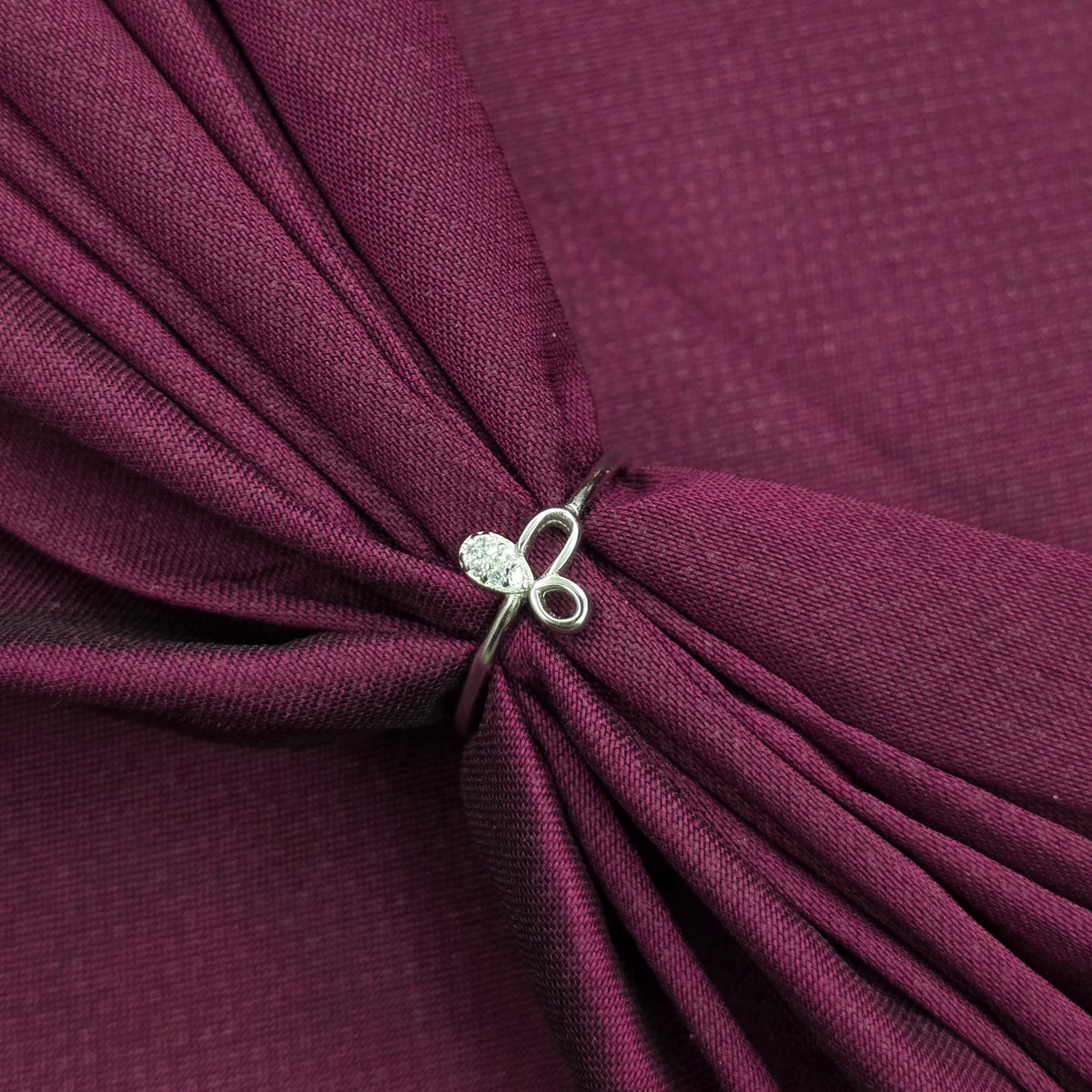 Butterfly Infinity 925 Sterling Silver Ring