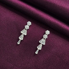 925 Sterling Silver Emerald-Cut Jewellery set