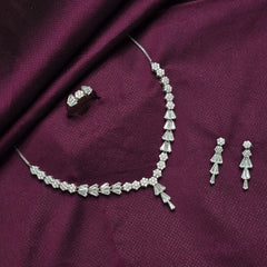 925 Sterling Silver Emerald-Cut Jewellery set