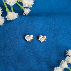 925 Silver Elegant Filled Heart Set
